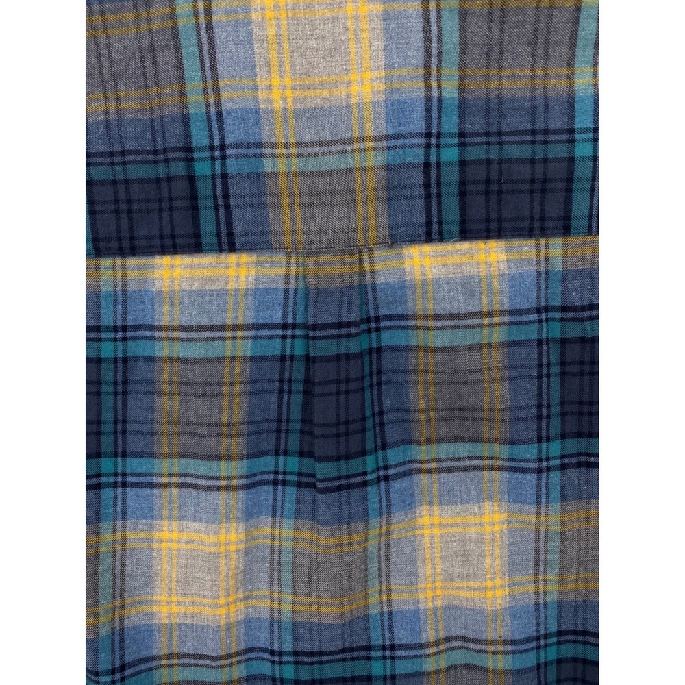 Pendleton Womens Plaid Shirt Cotton Flannel Large Petite Coastal Cabincore Fall - Picture 4 of 10